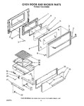 Diagram for 05 - Oven Door And Broiler