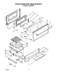 Diagram for 04 - Oven Door And Broiler