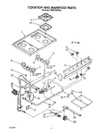 Diagram for 05 - Cooktop And Manifold, Lit/optional