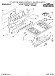 Diagram for 01 - Cooktop And Control Panel, Literature