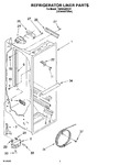 Diagram for 02 - Refrigerator Liner Parts