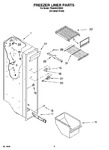 Diagram for 04 - Freezer Liner Parts