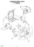 Diagram for 08 - Dispenser Front Parts