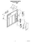 Diagram for 02 - Inner Door Parts