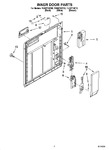 Diagram for 02 - Inner Door Parts