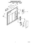 Diagram for 02 - Inner Door Parts