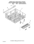 Diagram for 09 - Upper Rack And Track Parts