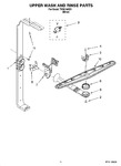 Diagram for 10 - Upper Wash And Rinse Parts