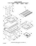 Diagram for 03 - Shelf Parts