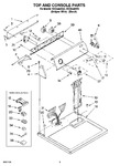 Diagram for 02 - Top And Console Parts