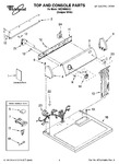 Diagram for 01 - Top And Console Parts