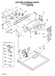 Diagram for 02 - Top And Console Parts