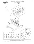 Diagram for 01 - Top And Console Parts