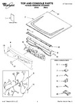 Diagram for 01 - Top And Console Parts