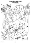 Diagram for 04 - Dryer Bulkhead Parts