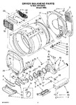 Diagram for 04 - Dryer Bulkhead Parts