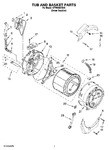 Diagram for 06 - Tub And Basket Parts, Optional Parts (not Included)