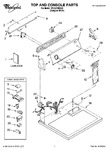 Diagram for 01 - Top And Console Parts