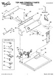 Diagram for 01 - Top And Console Parts