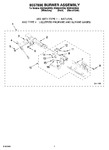 Diagram for 04 - 8557890 Burner Assembly, Optional Parts (not Included)