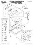 Diagram for 01 - Top And Console Parts