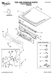 Diagram for 01 - Top And Console Parts