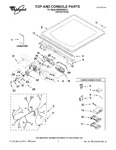 Diagram for 01 - Top And Console Parts