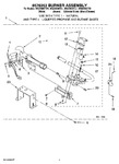 Diagram for 04 - 8576353 Burner Assembly