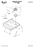 Diagram for 01 - Cooktop Parts