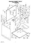 Diagram for 07 - Washer Cabinet Parts