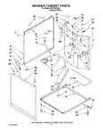 Diagram for 07 - Washer Cabinet Parts