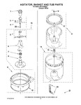 Diagram for 10 - Agitator, Basket And Tub Parts