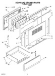 Diagram for 03 - Door And Drawer Parts