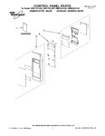 Diagram for 01 - Control Panel Parts