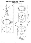 Diagram for 03 - Agitator, Basket And Tub Parts