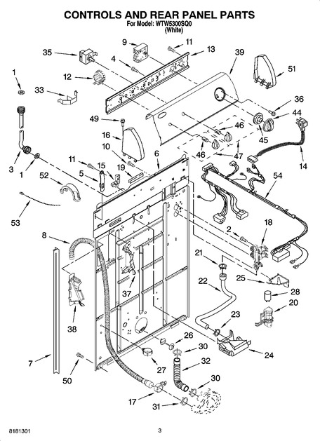 Whirlpool 5KSM70SHXEPP0 Parts List