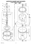 Diagram for 03 - Agitator, Basket And Tub Parts