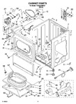 Diagram for 02 - Cabinet Parts