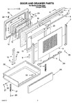 Diagram for 03 - Door And Drawer Parts