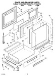 Diagram for 04 - Door And Drawer Parts