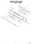 Diagram for 02 - Control Panel Parts