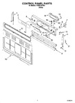 Diagram for 02 - Control Panel Parts