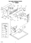 Diagram for 02 - Top And Console Parts