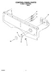 Diagram for 02 - Control Panel Parts