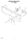 Diagram for 02 - Control Panel Parts