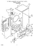 Diagram for 03 - Dryer Cabinet And Motor Parts