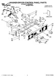 Diagram for 01 - Washer/dryer Control Panel Parts