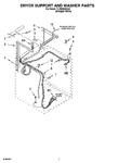 Diagram for 05 - Dryer Support And Washer Parts