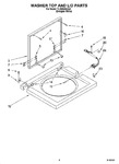 Diagram for 06 - Washer Top And Lid Parts