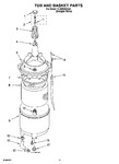 Diagram for 10 - Tub And Basket Parts